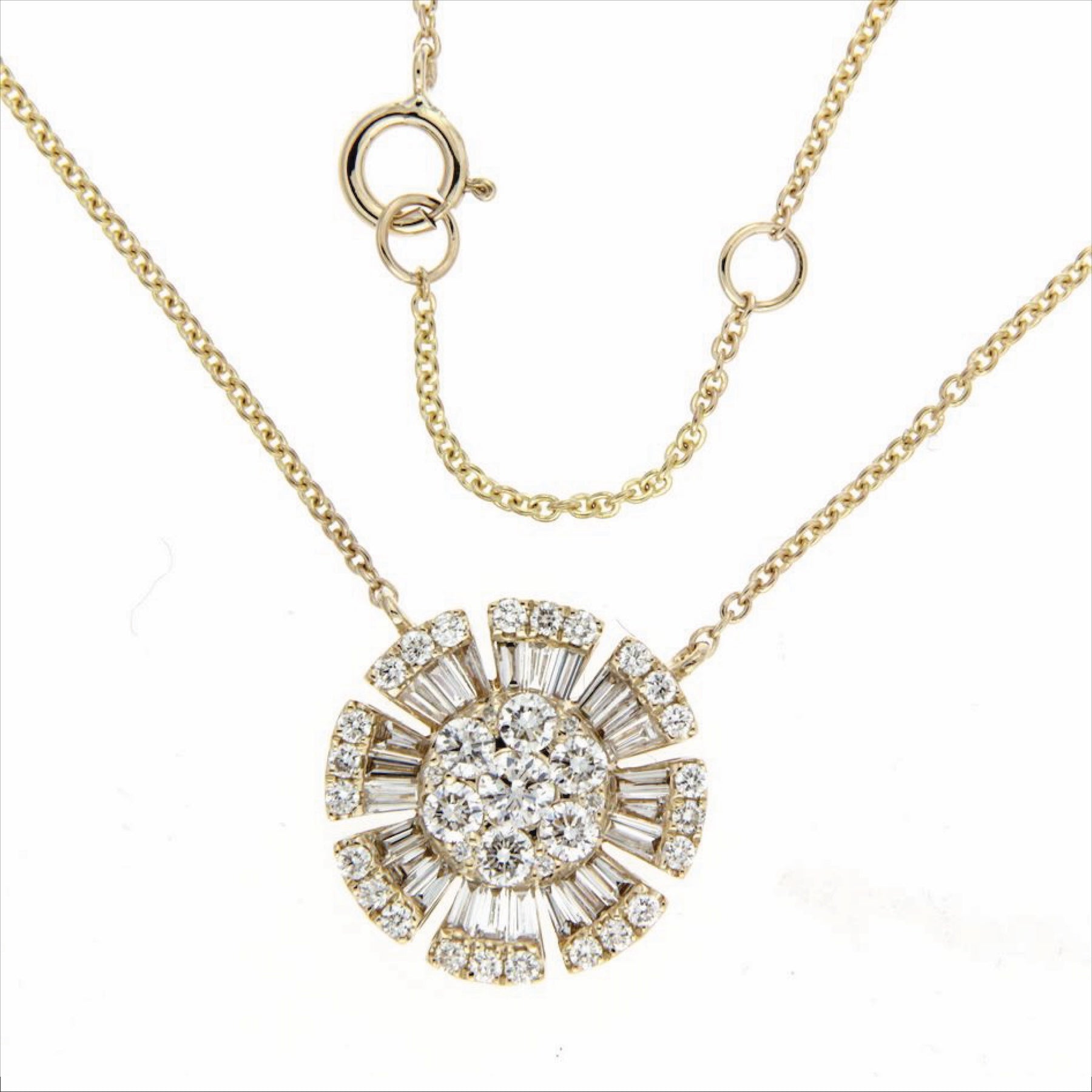 Diamond Pendant with chain PC20601Y